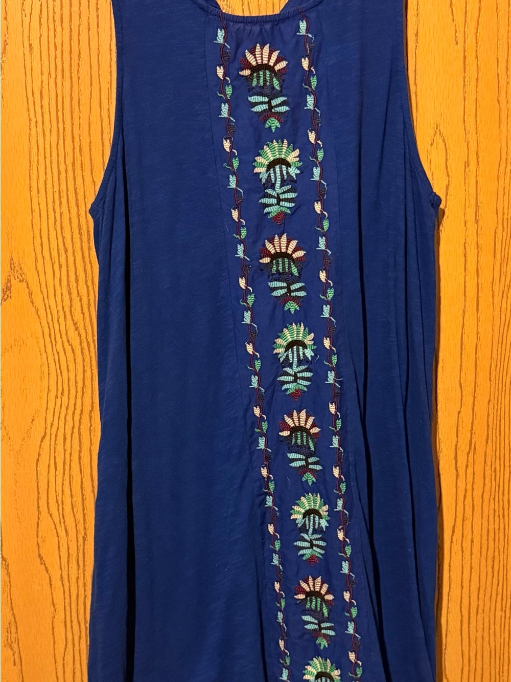 Y2K Roxy 100% cotton embroidered dress